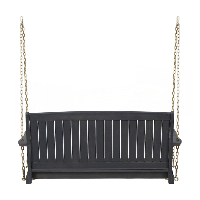 Premium Acacia Wood Porch Swing