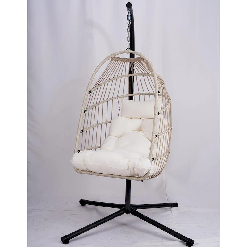 Outdoor Egg Hanging Chair with Stand