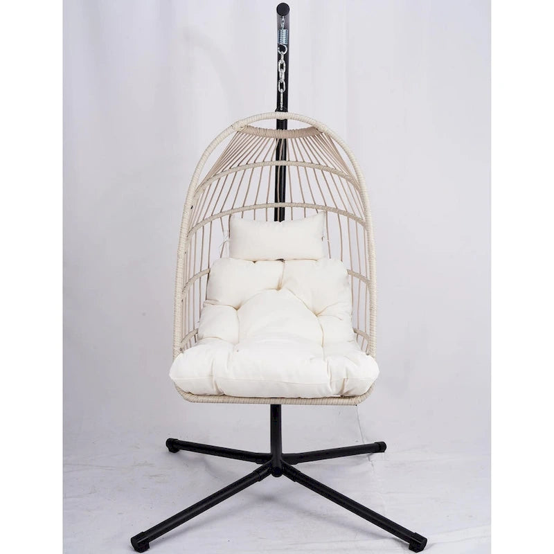 Outdoor Egg Hanging Chair with Stand