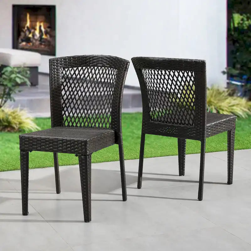 Outdoor Dining Chairs Set of 2