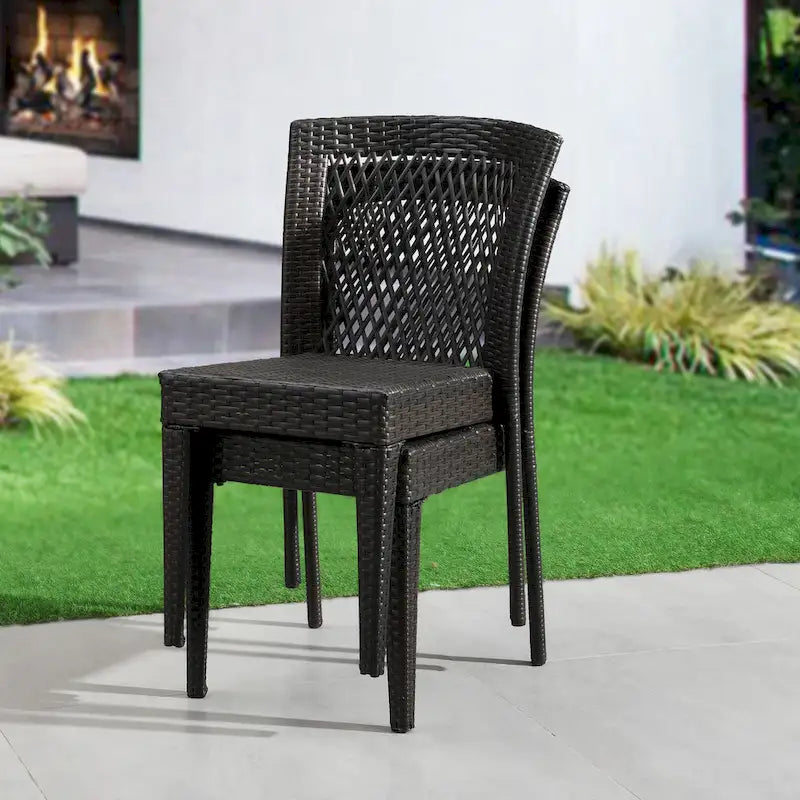 Outdoor Dining Chairs Set of 2