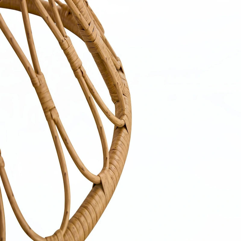 PE ratten round table 110CM plastic wood top,outdoor dining table 1PC