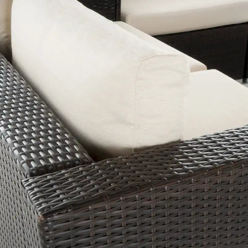 Santa Rosa Outdoor 6-piece Wicker Sectional Sofa with Storage by Christopher Knight Home