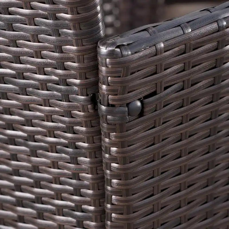 Landis Outdoor 5-piece Wicker 32-inch Square Bar Set by Christopher Knight Home