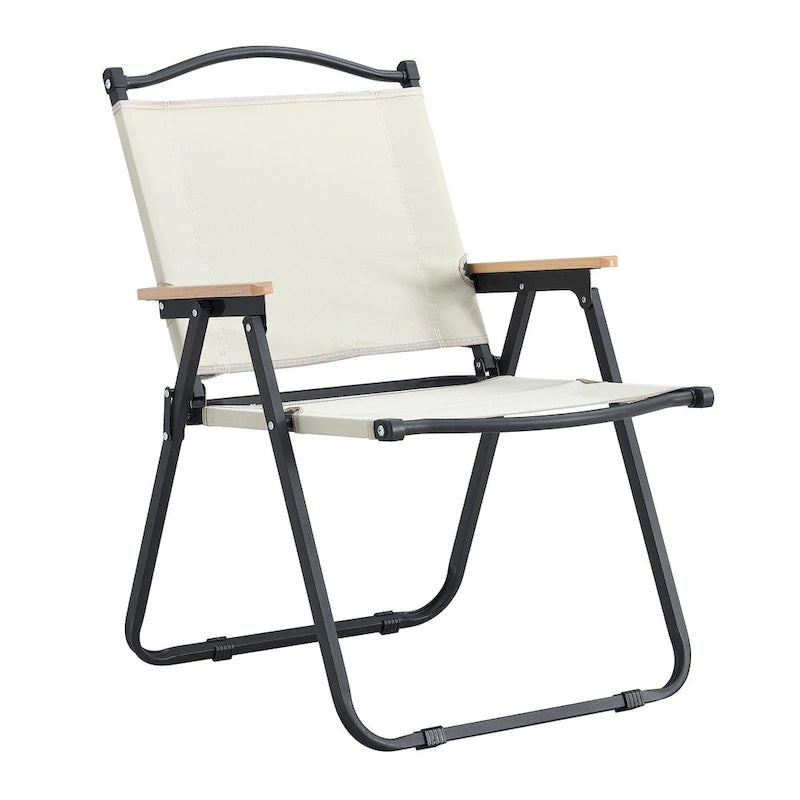 Folding Outdoor Chair in Beige