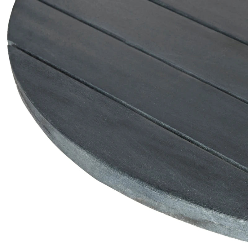 SAFAVIEH Outdoor Shile Round Table - 35Wx35Dx29H