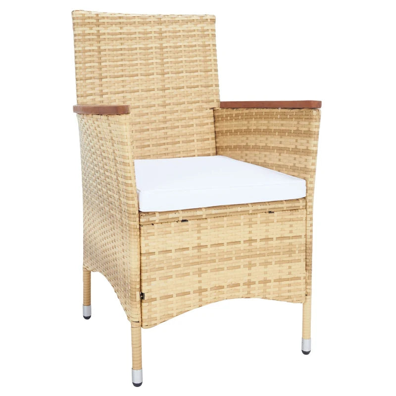 SAFAVIEH Outdoor Agne Dining Set - 59Wx35Dx29H