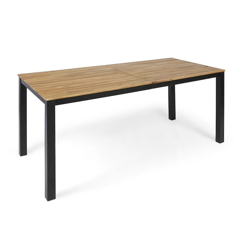 Lisa Outdoor 71  Acacia Wood Dining Table by Christopher Knight Home - 70.75 L x 34.00 W x 30.00 H