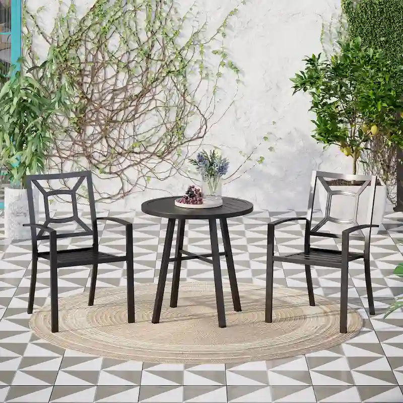 MAISON ARTS Patio Bistro 3-piece Dining Set