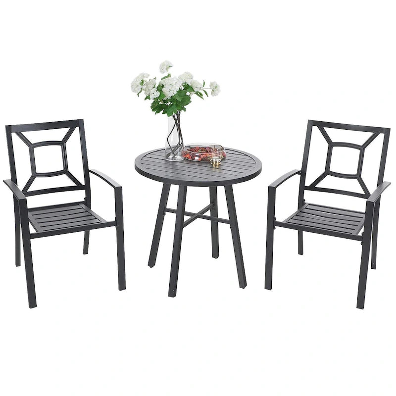 MAISON ARTS Patio Bistro 3-piece Dining Set