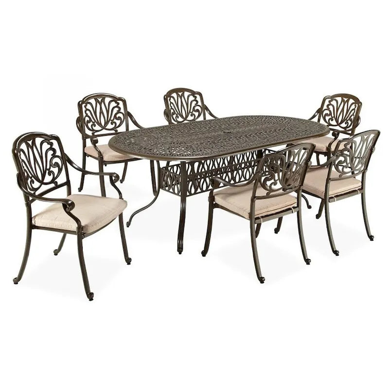 Capri 7 Piece Outdoor Dining Set by homestyles