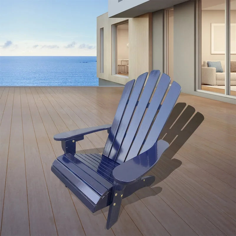 Outdoor Wood Adirondack Chair