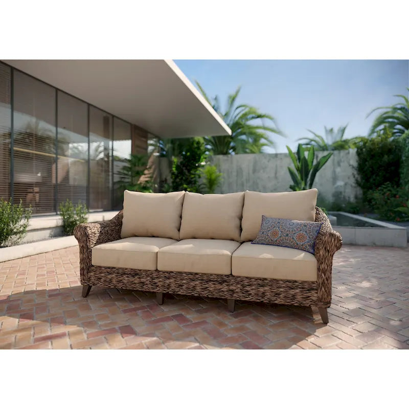 Cayman Sunbrella Sofa, Heritage Brown