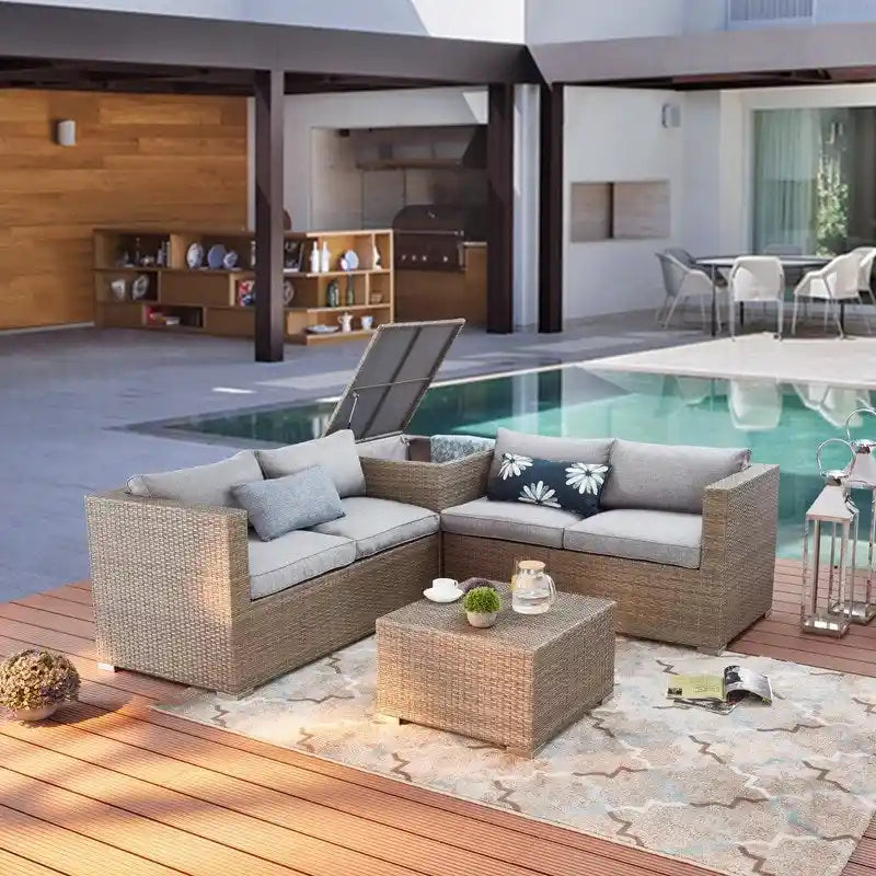 PATIO FESTIVAL Hermosa 4-Piece Sofa Set