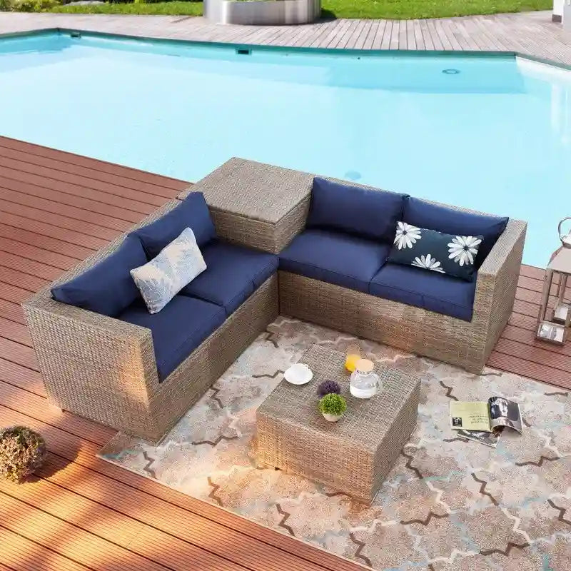 PATIO FESTIVAL Hermosa 4-Piece Sofa Set
