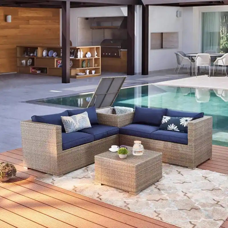 PATIO FESTIVAL Hermosa 4-Piece Sofa Set