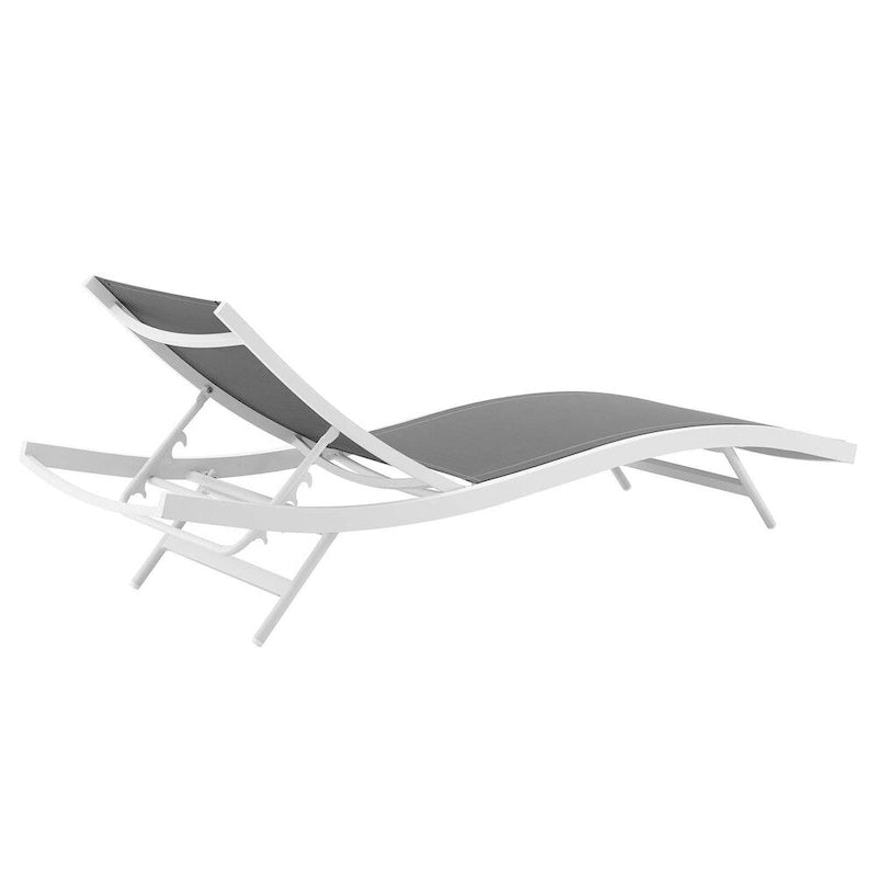 Glimpse Outdoor Patio Mesh Chaise Lounge Set of 2 - N/A