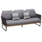 Rodeo Teak & Aluminium Outdoor Deep Seating Sofa, Series3170
