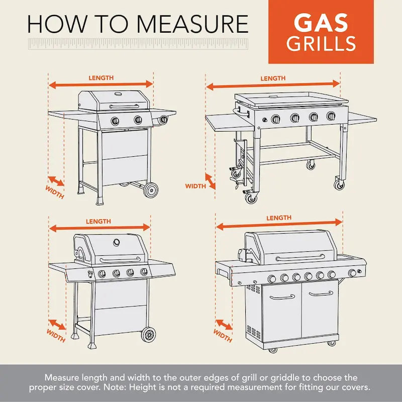 Modern Leisure Chalet Outdoor Patio 2 Burner Bbq Grill Cover, 48  W x 23 D  x 44  H, Black